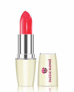 APPLE RED PEARL SPARKLING Lipstick by Dazzle Blonde