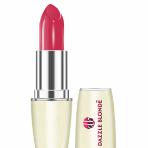 RASPBERRY PINK GLOSSY Lipstick by Dazzle Blonde