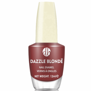Hot Maroon Nail Polish by Dazzle Blonde